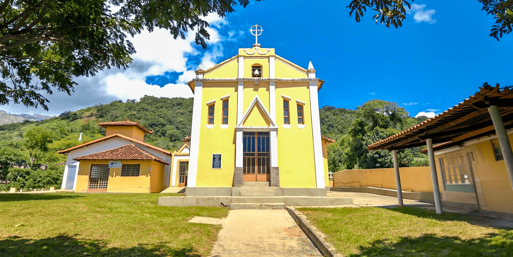 Vista do povoado Macaúbas